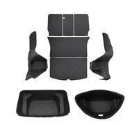 Bandeja Maletero para Tesla para Modelo 3 2021-2023 Alfombrillas Cuero Maletero Totalmente Rodeadas Revestimiento Antideslizante Impermeable Alfombrilla Cubremaletero(Storage Pad Set)
