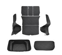 Bandeja Maletero para Tesla para Modelo Y 5 Asientos 2017-2025 Alfombrillas Cuero Maletero Totalmente Revestimiento Antideslizante Impermeable Alfombrilla Cubremaletero(Storage Pad Set b)