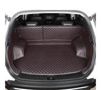 Bandeja Maletero para Toyota para RAV4 para XA50 2020 2021 Protección Maletero Alfombrilla De Cuero Pieza Cubierta Interior Alfombrilla Maletero(Negro Rojo)