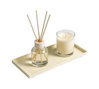 Bandeja Metálica para Velas Rectangular | Rectangular para Joyas - Decoración de Escritorio,para Hogar Restaurante Cafetería Oficina Salón Comedor Dormitorio Baño Entrada Eventos Decoración