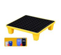 Bandeja modular de contención de derrames: plataforma robusta para evitar fugas en el tambor de aceite para seguridad industrial, protección del medio ambiente y gestión de materiales peligrosos