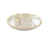 Bandeja multiusos de cerámica para colector de cenizas, para conos de palo, madera de santo y salvias, con diseño elegante