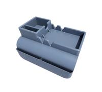 Bandeja multiusos para sofá Organizador de silicona con soporte para bebidas Bandeja de almacenamiento con bolsillo lateral Diseño fácil de transportar | Compatible con muebles para el hogar con sofá,