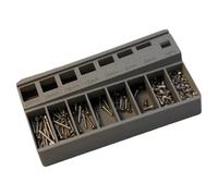 Bandeja organizadora de tornillos compacta, diseño ligero, 17,5 cm x 7,5 cm x 6 cm, herramienta clasificadora portátil para almacenamiento de herramientas, varios tamaños