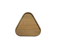 Bandeja para Aperitivos, Bandeja Retro Japonesa, Almacenamiento Triangular, Tienda de té la Leche, bandejas Madera for Servir Aperitivos Tarde(B,L)