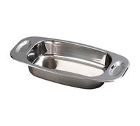 Bandeja para asar pescado de acero inoxidable resistente para barbacoa y horno, perfecta para entretener a los huéspedes, bandeja grande para asar