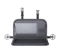 Bandeja para asiento de coche - Soporte portátil plegable con depósito trasero, bandeja de viaje para niños | Para avión niño largo viaje camping aperitivos comidas oficina trabajo