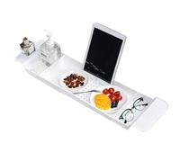 Bandeja para Bañera | Bandeja Bañera Extensible, Bandeja De Baño para Bañera, Estante De Baño Ajustable, Tabla Bañera Ajustable para Copas De Vino, Vela, Libros, Productos De Baño, Accesorios Baño