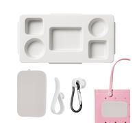 Bandeja para bolsa de playa, cómoda bandeja de aperitivos de EVA para bolsa de playa, versátil y de configuración rápida, organizador multifuncional, soporte de teléfono para salidas familiares