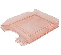 Bandeja para cartas de escritorio Productos de oficina Poliestireno/PP A4 Rojo transparente/Pequeños accesorios de oficina/Tipo estándar/Material-Polystrene/PP/Color-Rojo-Cajón-Rojo-Format-A4