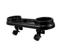Bandeja para Cochecito con Portavasos 1 Pieza, Plástico Negro