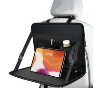 Bandeja Para Comer Del Volante: Escritorio De Alimentos De Los Aspersos Automovilísticos Plegables De 42x30 Cm, Organizador De La Mesa De Viaje De Automóviles Portátiles, Superficie De Comedor De Vehí