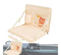 Bandeja para comer en el volante,Mesa con bandeja para el asiento trasero del coche - Bandeja del volante del organizador del coche para comer - Se adapta a la mayoría de los vehículos, diseño