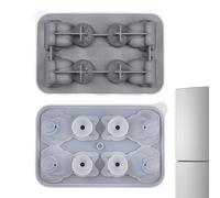 Bandeja Para Cubitos De Hielo Con Forma De Gato: Enfriador De Bebidas Para De Alimenticio, Formador De Goma Flexible, Enfriador De Bebidas De Fácil Liberación, Novedoso Infusor De Líquid