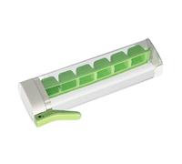Bandeja para cubitos de hielo con una sola mano, fácil de empujar para liberar el molde de hielo PP de grado alimenticio resistente, molde de hielo flexible perfecto para estilos de vida ocupados