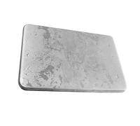 Bandeja para cubitos de hielo de acero inoxidable - bloques de hielo reutilizables de congelación rápida para camping, cesta de picnic, enfriador, cuenco de metal duradero, no requiere agua, portátil