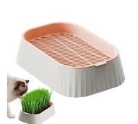 Bandeja para de interior, bandeja de germinación para cultivar - Caja de cultivo de doble piso para plantación hidropónica de trigo saludable en interiores