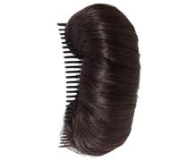 Bandeja Para El Pelo Para Moño Almohadilla Invisible Y Esponjosa Para Cabello Corto Y Largo Clip De Pelo Natural Para Volumen Bricolaje Realza El Pelo Soplo Pelo Transpirable Para Niñas Marrón Oscuro