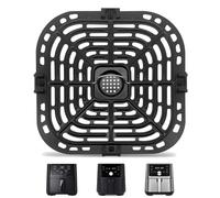 Bandeja para Freidora de Aire, 23x 24cm, Sartén para Parrilla Vortex Plus 6QTXL (6 en 1), 6QTXL (4 en 1), Placa de Parrilla para Freidora de Aire Vortex 5.7L