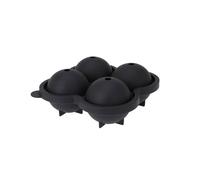 Bandeja para hacer bolas de hielo 4 bolas de tpe gris 16x15x7cm