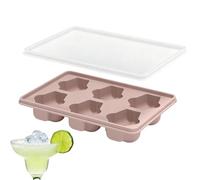 Bandeja Para Hacer Hielo: Forma De Tope De Fácil Liberación, Seis Cavidades De Alimenticio, Innovadores Moldes De Silicona Para Hornear Chocolate, Fabricante De Cubitos De Hielo Flexibles | Band