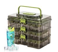 Bandeja para hielo con bandeja de 63 agujeros para hacer bebidas frías | Household Ice Tray for Homeowners Entertainers Drinkers Home Office Apartment RV Parties Wine Juice Cocktail Summer
