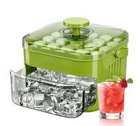 Bandeja Para Hielo Con Tapa - Diseño Portátil De Tipo Presión - Bandejas Para Hacer Hielo,Para Bebidas Whisky Cócteles Refrescos Zumos Yogur Limonada Bebidas Piscina Picnic Vacaciones y Acampada