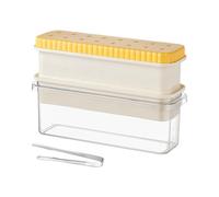 Bandeja Para Hielos Con Tapa Y Contenedor, Caja Hacedor De Hielo Desmoldable Fácil Con Tapa, Utensilio De Cocina Y Bar Para Bebidas Vodka Tequila Whiskey, Tequila Vodka Cócteles Bebidas Frías