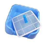 Bandeja para IR Al Baño, Prueba de Fuga de Recolección de Orina Fácil de Limpieza Desmontable Evitar el Inodoro de Entrenamiento para Perros para Interiores (Cielo Azul)