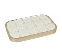 Bandeja para Joyas de Resina Soporte de joyería Busto Terciopelo Premium
