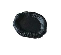 Bandeja para Joyas Simple Creative Irregular Ceramic Jewelry Storage Tray Earrings Display Desktop Accessories Give Friends Birthday Gifts(Black)