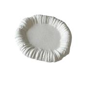 Bandeja para Joyas Simple Creative Irregular Ceramic Jewelry Storage Tray Earrings Display Desktop Accessories Give Friends Birthday Gifts(White)