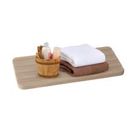Bandeja Para Lavabo De Piedra Diatomita, Bandeja De Baño De Tierra De , Alfombra Multiusos Antideslizante Resistente A Olores De Secado Rápido Con Diseño Rayas Para Esponjas, Utensilios, Macetas Y Bañ