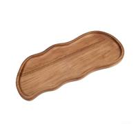 Bandeja para madera Acacia Irregular 29x13cm Snack Bandeja para