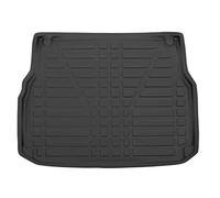 | Bandeja para Maletero Compatible con Clase C S205 Estate 2015-2021, con Borde Alto, Estera Protectora para Maletero, estriada, Enrollable, Negro