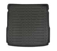 | Bandeja para Maletero Compatible con Passat B6/B7 Kombi 2005-2014, con Borde Alto, Estera Protectora para el Maletero, estriada, Enrollable, Negro