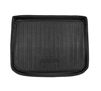 | Bandeja para maletero compatible con Tiguan 1, 5 Lieux 2007-2015, con borde alto, estera protectora para maletero, estriada, enrollable, negro