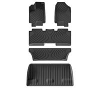 Bandeja para Maletero para Odyssey 7 Asientos 2018-2025 Alfombrillas TPE 3D Revestimiento Maletero Almohadilla El Timón Izquierdo Color Negro(LHD 5P)