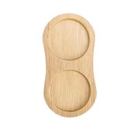 Bandeja Para Molinillo De Pimienta - Madera, Soporte De Descanso Para Molinillo De Pimienta De 5,91x2,95x0,47 Pulgadas | Base Antideslizante Para Salero, Estante De Condimentos De Madera De Caucho Par
