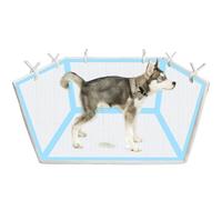 Bandeja para orinal para perros - Baño canino, letrina de cachorro para vivienda en apartamentos, inodoro con base a prueba de fugas, equipo al aire libre, parada de descanso para mascotas para viajes