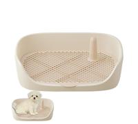 Bandeja para orinal para perros, soporte para inodoro para perros, solución de entrenamiento para orinar, soporte para almohadilla de entrenamiento para orinar para perros, bandeja de entrenamiento
