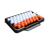 Bandeja para Pelotas De Golf: Diseños Portátiles De 16,92 X 12,79 X 1,57 Pulgadas, Equipos De Entrenamiento para Campos, Organizadora De Almacenamiento con 50 Bolas | Organizador Resistente para