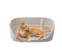 Bandeja para Perros Bandeja para Perros Cubiertos. Obtenga un Soporte para la Almohadilla de del Inodoro Interior sin Problemas. Ahora Peludo, abriendo el Soporte de para Gatos de Entrada