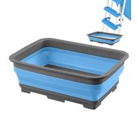 Bandeja para pies de piscina, cuenco de baño de pies, antideslizante y plegable para piscinas, accesorios de piscina, cubetas portátiles plegables, bañeras portátiles para accesorios de piscina sobre