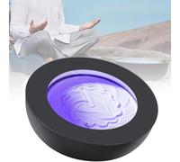Bandeja para pintura con arena para meditación, kit de terapia con bandeja de arena, con luces LED de 7 colores, 19 patrones, paisajes dinámicos de arena, homeostasis, alivio del estrés y la ansiedad,