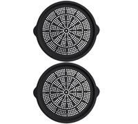 Bandeja Para Pizza Para El Horno | 2 Piezas De 39.9 Centímetros Apto Para Lavavajillas De Silicona - Bandeja para Pizza Antiadherente para Horno - Para Hogar Picnic Hornear Pasteles y Restaurante