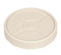Bandeja para Plantas de Resina PP, Base para Macetas Redonda con Ruedas | Bandeja de Goteo para Plantas, Capacidad de Carga 60kg para Terrazas, Balcones y Salones(Beige,50x5.4cm/19.7x2.1in)