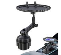 Bandeja para portavasos de coche, bandeja de mesa de comida con base sólida | Expansor multifuncional para bebidas, accesorios de coche, accesorios para coche