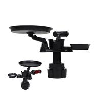 Bandeja para Portavasos De Coche, Organizador Telescópico para Coche Extensor, Expansor de Soporte para Teléfono Inteligente y Botella, para Asiento Trasero Viajes Comida Bebida Teléfono