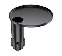 Bandeja para Portavasos | Extensible 360 Grados Giratorio - Expansor De Portavasos De Coche con Bandeja,para Viajes por Carretera Conducción Larga Conductor Pasajero Camión RV SUV Comer Trabajar
